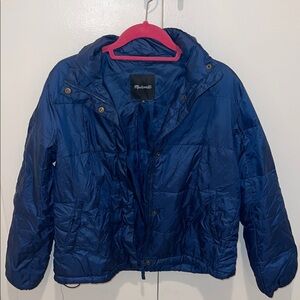 Madewell Blue Puffer